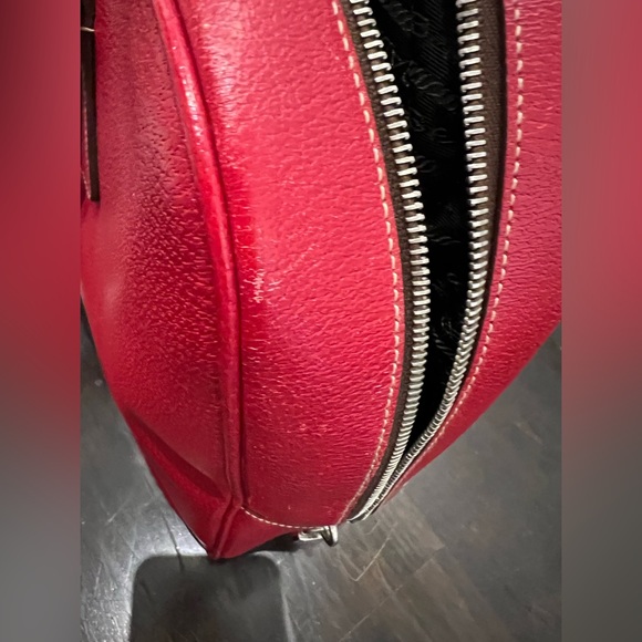 Authentic Prada Red Leather Bag - Picture 5 of 10